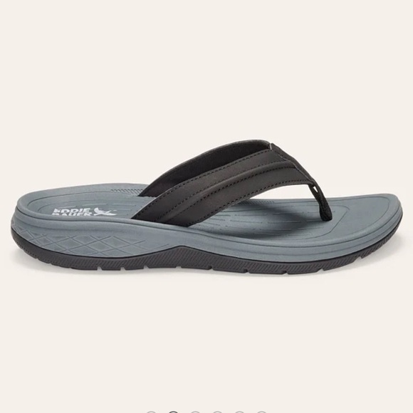 Mens Break Point 2 Flip Flops Black Sandals Comfy Walking Summer 9 10 11 NWT main image 8